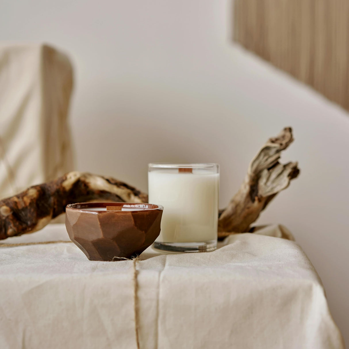 BENIMUS 120 Pcs Thickened Wood Candle Wicks, 5.1 X 0.5 X 0.06 Inches Naturally Smokeless Wood Wicks for Candle Making. (60 Candle Sets) BENIMUS