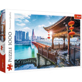 Trefl Chongqping, China 1000 Piece Jigsaw Puzzle Red 27"x19" Print, DIY Puzzle, Creative Fun, Classic Puzzle for Adults and Children from 12 Years Old Trefl