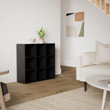 Best Choice Products 9-Cube Storage Organizer, 11in Shelf Opening, Bookcase, Display Shelf, Customizable w/ 3 Removable Back Panels - Black Best Choice Products