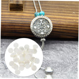 HEALLILY 50pcs Car Perfume Cotton Cloth Portable Diffuser Car Scented Hanging Kick Float Sublimation Air Freshener Blanks Healthy Air Freshener Safe Air Freshener Round Sheet White Natural HEALLILY