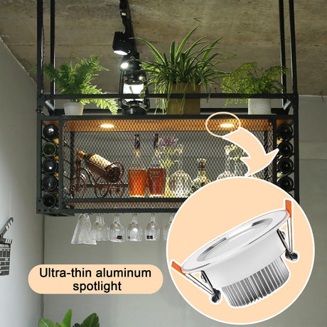 amhricho Wall Mounted Wine Racks, Large Capacity Wine Holder, Can Hanging Or Wall Mounted, Simple Type with Light Wine Rack for Bar, Restaurant, Indoor (Color : Black, Size : 39.3 * 11.8 * 21.6in) amhricho