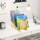 2 PCS Bookshelf For Kids Room, Toddler Bookshelf, Mini Bookshelf, Desktop Shelf, Nursery Book Shelves, Wooden Kids Book Shelf Organize Storage Rack For Living Room, Bedroom, Home Office (Natural) gjulrfu