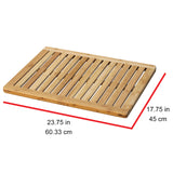 Oceanstar FM1163 Bamboo Bath Mat Oceanstar