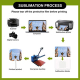 DIICCYO Church Fans Handheld Set of 30 Pcs, Blank Double-Sided Sublimation Wedding Paddle Fan with Handle, Blank Plastic Fans for Church Wedding Parties Classroom DIY DIICCYO