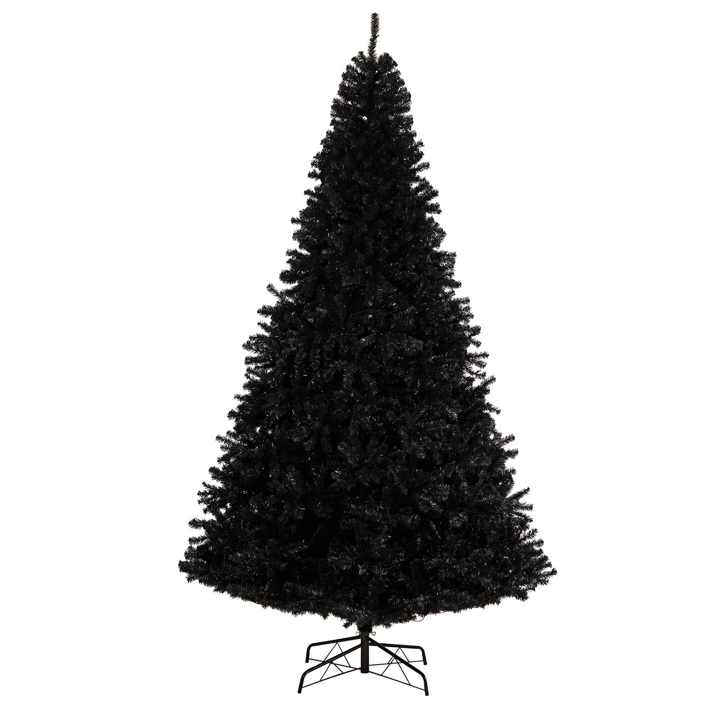 Nearly Natural 10ft. Black Artificial Christmas Tree with 950 Clear LED Lights and 3056 Tips