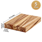 Spiareal 5 Pcs Olive Wood Pen Blanks Kits Pen Turning Supplies DIY Crafts, 5 x 3/4 x 3/4 Inch Spiareal