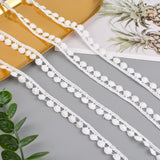 URROMA White Lace Trim Lace Ribbon, 15 Yards Tassels Lace Trim Embroidery Lace Trim Vine lace for Garment Sewing DIY Craft Costumes Home Decor, 1.3cm URROMA