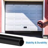 uxcell 16 Feet Garage Door Seal Bottom Weather Seal, P-Bulb Rubber Weather Stripping for Weatherproofing, Buffering, Seal Replacement Overhead Door uxcell