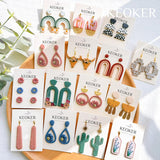 Keoker 123 PCS Clay Earring Making Kit, Polymer Clay Jewelry Making Kit for Teens and Adults, Fashion Designer Kits, Polymer Clay Earrings Kit Crafts, Great Gifts Keoker