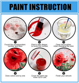 AOSGEDY 6 Pack Paint by Numbers for Adults Kids Beginner, Adult DIY Landscape Oil Painting for Home Wall Decor 12X16 Inch AOSGEDY
