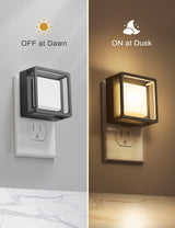 DORESshop LED Night Light, Night Lights Plug Into Wall [2 Pack] with Dusk-to-Dawn Sensor, Dimmable Nightlights, Adjustable Brightness for Bathroom, Hallway, Bedroom,Kids Room,Stairway,Soft White DORESshop