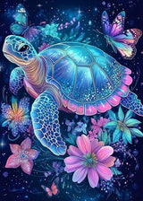 Ycydilirab Sea Turtle 5D Diamond Art for Adults-Diamond Painting for Adults,Sea Turtle Gem Art for Adult Perfect for Relaxation and Home Wall Decor 12x16inch Ycydilirab