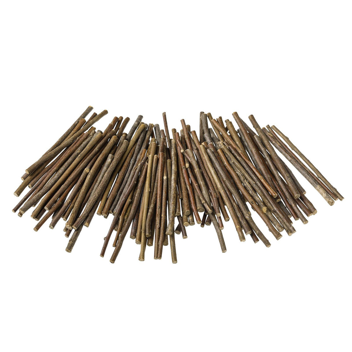 LAZACA 120Pcs Craft Sticks, Wood Sticks for Crafting Twigs Crafts Log Toy DIY Photo Props Rustic Decorations Ornaments 10cm 0.3-0.5cm LAZACA