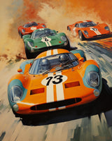 Paint by Number for Adults, Super Speed Race Cars, DIY Paintings Acrylic Paint Canvas Girls Bedroom Decor Man Painting Kits Art 16x20 Inch （Frameless ） WoodArtSupply