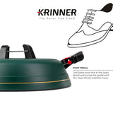 Krinner Christmas Tree Genie XL - Green Tree Stand - Original Single Cable Operation, Holds up to 10 ft Live Trees - Foot Pedal Setup & Water Reservoir with Level Indicator - German Made Krinner
