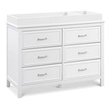DaVinci Charlie 6-Drawer Double Dresser in White DaVinci