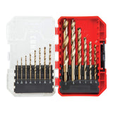 CRAFTSMAN 14-Piece Gold Oxide Drill Bit Set for Wood, Plastic, or Metal (CMAM2214) Craftsman