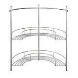 Pedestal Sink Organizer - Compact Under the Sink Rack with 2 Storage Shelves and Towel Holder - Space Saving Bathroom Storage by Lavish Home Lavish Home