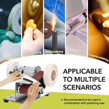 Kongkee Mini Belt Sander, 7 Adjustable Speed Electric Knife Sharpener, 15 Degree Belt Grinder, Power Belt Sander for Metal Working and Woodworking Kongkee