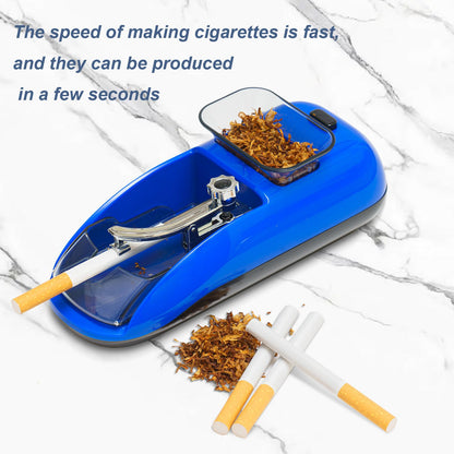 Zipetatah Electric Cigarette Rolling Machine, Automatic Cigarette Rolling Machine, Automatic Tobacco Roller Maker, Suitable for 8 and 6.5 MM Diameter Size Cigarette Paper Tube …