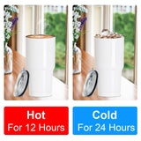 XccMe 30oz Sublimation Tumblers Bulk,4PACK Stainless Steel Coffee Mugs,Double Wall Vacuum Insulated with Shrink Wrap Films and Splash Proof Lids,Travel Cups for DIY Gift,Coffee,Beverage White XccMe