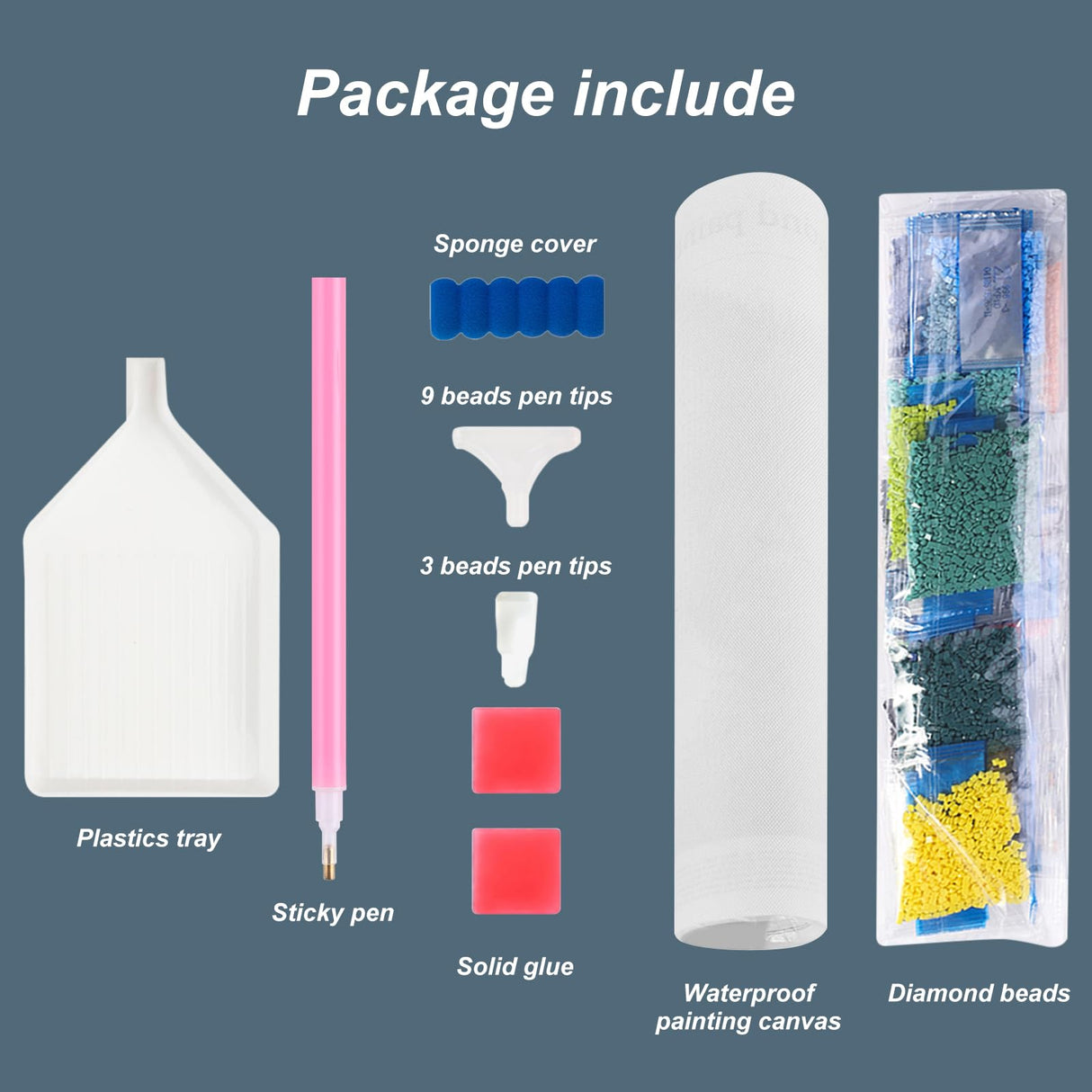 Stalente Diamond Painting Kits for Adults, 5D DIY Diamond Art Kits for Beginners Round Full Drill Diamond Painting for Home Wall Decoration Gift 12×12inch, Stained Glass Bee Stalente