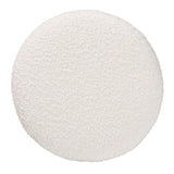 Baxton Studio Fisk Footstool, One Size, Cream/Walnut Brown Baxton Studio