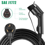 LEFANEV EV Charger Level 2,(NEMA 10-30, 30A/25ft,6.6KW) Portable Electric Vehicle Charging Station for Electric and Hybrid Vehicles LEFANEV