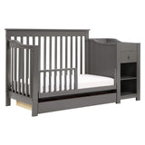 DaVinci Piedmont 4-in-1 Convertible Crib and Changer Combo in Slate DaVinci