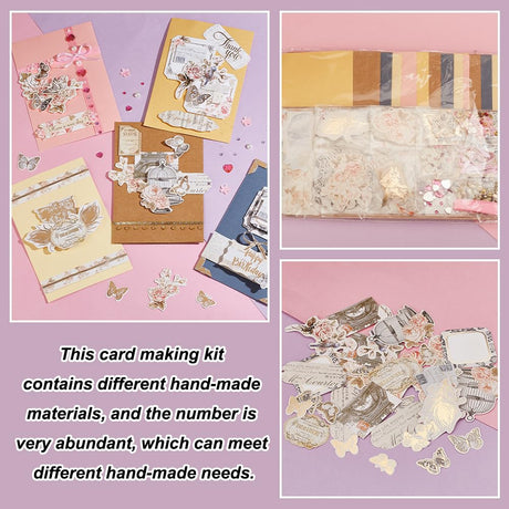 AHANDMAKER DIY Envelope & Card Making Kits, Handmade Greeting Card Sets Make Your Own Card Crafts for Thanksgiving Birthday Present Classroom Exchange AHANDMAKER