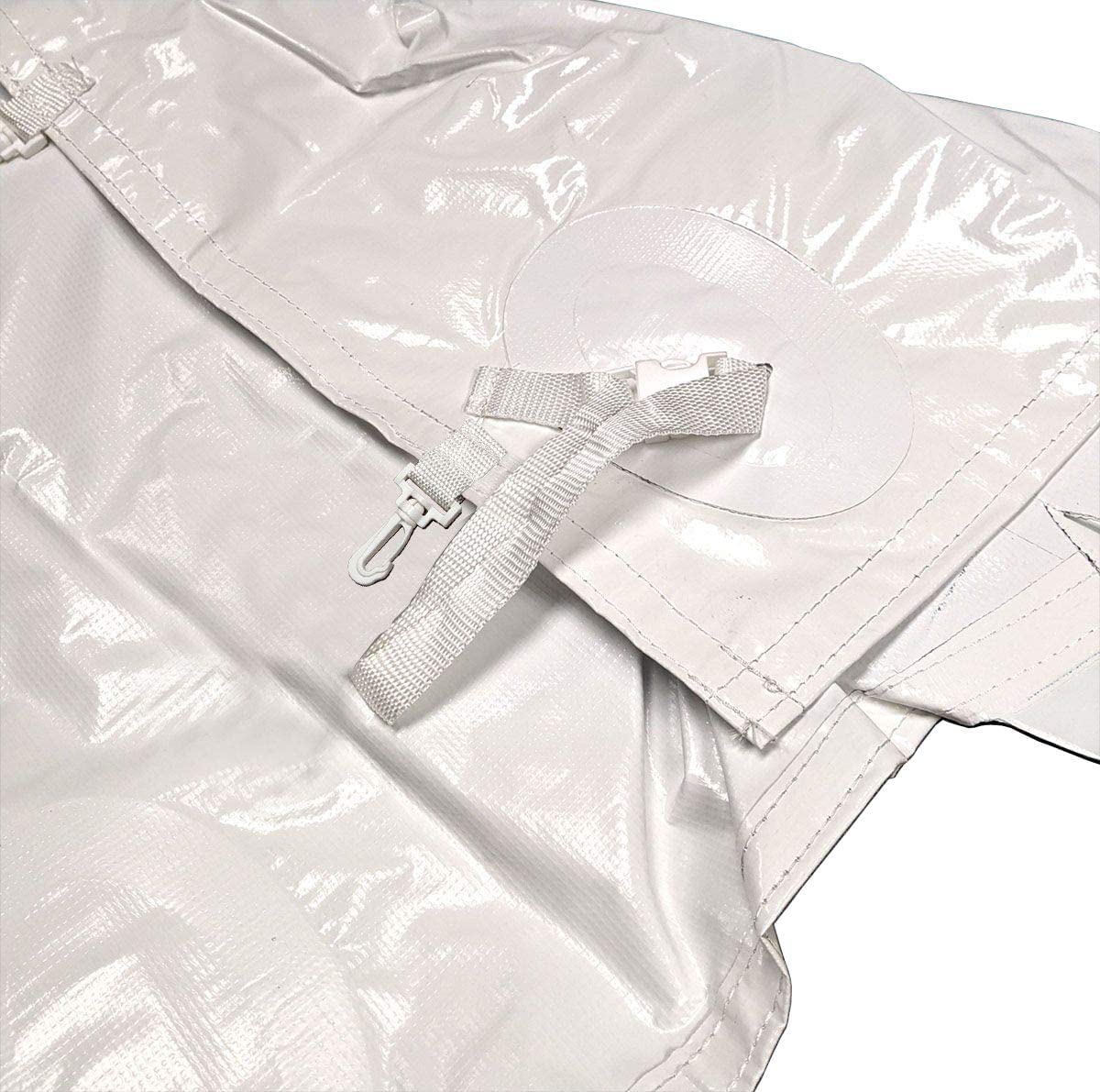 TentandTable Party Tents Direct Vinyl Rain Gutters | for High Peak Frame Style Canopy Tents | 40' Foot | Heavy Duty Vinyl | Tent Not Included TentandTable