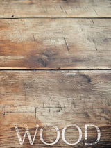 Wood Neutral Coffee Table Book: Boho Home Interior Design Accent, Modern Farmhouse Aesthetic Hardcover Books, 350 Blank Numbered Pages Large ... Gift Ideas, Cozy Wood Living Room Touch WoodArtSupply