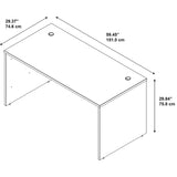 Bush Business Furniture Series C 60W Office Desk in Mocha Cherry, Large Computer Table for Home and Professional Workplace Bush Business Furniture