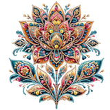 Stalente Diamond Painting Kits for Adults Flower, 5D Special Shape Diamond Art Kits for Beginners, Crystal Rhinestones Diamond Painting for Home Wall Decoration Gift 12×12inch, Lotus Stalente
