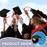 Sureio Graduation Cap Photo Charm Oval Graduation Cap Decorations Sublimation Tassels Graduation Photo Charm for Cap and Gown Ceremony Picture Decorations(4 Pieces) Sureio