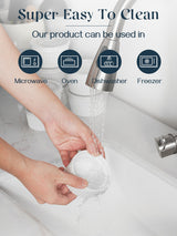 DOWAN 8 oz Ramekins for Creme Brulee Porcelain Ramekins Oven Safe, Classic Style Ramekins for Baking Souffle Ramekins Bowls, Set of 6, White DOWAN