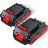 3500mAh LBXR20 Battery for Black and Decker 20V Battery Replacement 20Volt Max Lithium-ion LB20 LBXR20 LBXR2020 20V Lithium-ion Weed Eater Trimmer Cordless Tool Battery 2Pack Just for Black and Decker Bonadget