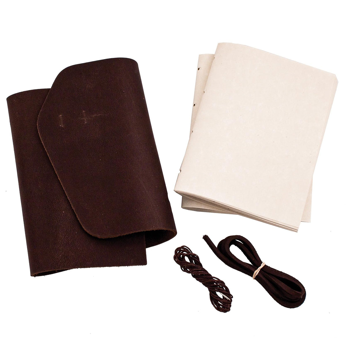 Realeather C4182-02 Journal Leathercraft Kit, 4.5" x 6", Brown , 1-Kit Realeather