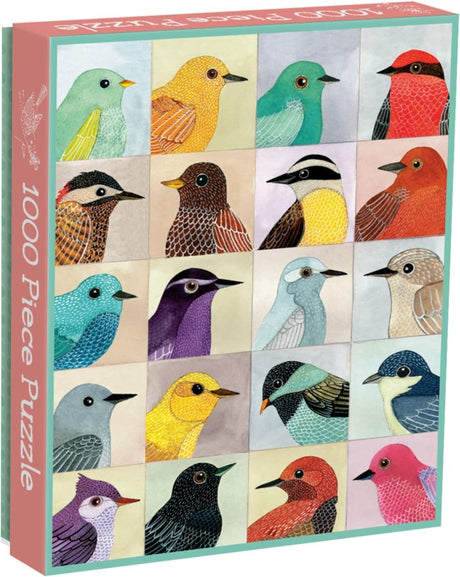 Galison Avian Friends 1000 Piece Jigsaw Puzzle, Multicolor, 1 EA Galison