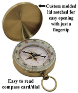 Personalized Compass for Baptism, Confirmation, First Communion | Engraved Gift of Faith for Catholic or Christian Men, Teen Boy, Boys, Son, Grandson (Personalized, MYF-Compass & Box) Stanley London