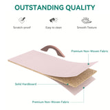 YITAHOME Dresser with 7 Drawers - Fabric Storage Tower, Organizer Unit for Bedroom, Living Room, Hallway, Closets - Sturdy Steel Frame, Wooden Top & Easy Pull Fabric Bins, Pink YITAHOME