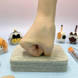 Truslin Needle Felting Kit, DIY Crafts for Adults Women, Hobby Kit with Felting Supplies,Felting Needles, Felting Wool and Tools for Beginners, Adult Craft Kits, Faceless Animals 12pcs Truslin