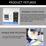 HayWHNKN Edge Bander Banding Machine Woodworking Edge Bander Banding Machine Double-side Gluing Wood Edge Banding Trimming Machine Automatic Tape Breaking 110V HayWHNKN