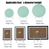 HESTYA 6 Pack 7 Inch Acrylic Easel Stand, Display Stand, Plate Holder for Display, Photo Holder Picture Frame Book(Clear) HESTYA