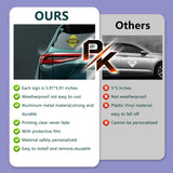 Metal Sublimation Signs, 10 Pack 6" x 6" Sublimation Blanks Suction Cup Car Window Sign Honysoal