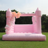 13FT Pink Bounce House for Kids Adults,100% PVC Commercial Grade Bounce House with 750W Blower Large Inflatable Bounce House for Birthday Party,Wedding,Gender Reveal and Backyard Decor 13x11.5x10FT awesmflate