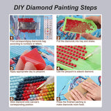 FHBUBPUP Diamond Art Painting Kits for Adults, Cardinal Birds Diamond Art Kits for Beginners, DIY Winter Gem Art Craft for Home Wall Decor, Great Gift for Kids 16x12inch FHBUBPUP