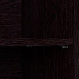 Bush Furniture Tall 5 Shelf Bookcase, Large Open Bookshelf, Sturdy Display Cabinet for Living Room or Home Office, Cabot Collection, Espresso Oak Bush Business Furniture