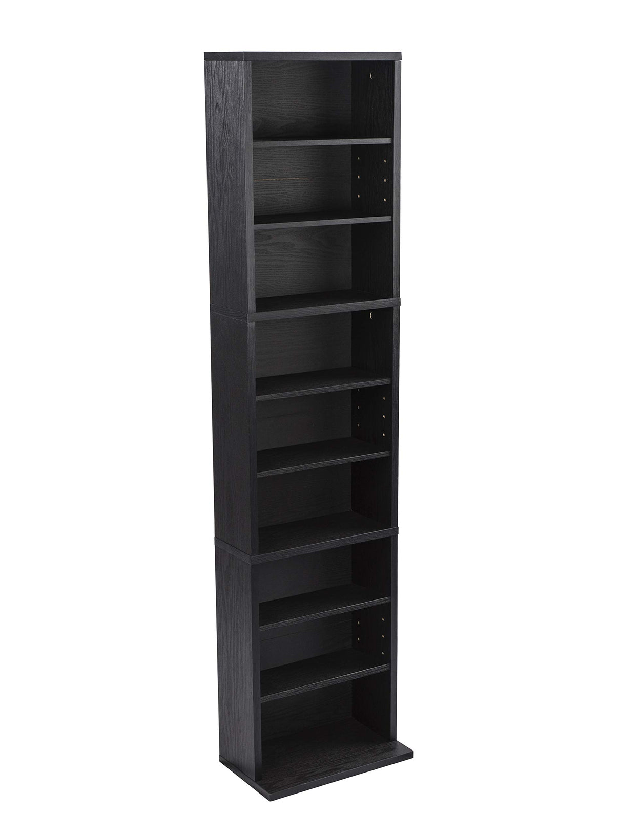 Atlantic Herrin Media Storage Cabinet – Protects & Organizes Prized Music, Movie, Video Games or Memorabilia Collections, PN 74736250 in Ebony Atlantic