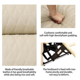 Ocstta Power Recliner Sofa Set with LED, Breathing Leather Living Room Furniture, Leather Couches Reclining Sofa with Cup Holders/Storage/USB Ports (3 Piece Living Room Set, Khaki) Ocstta